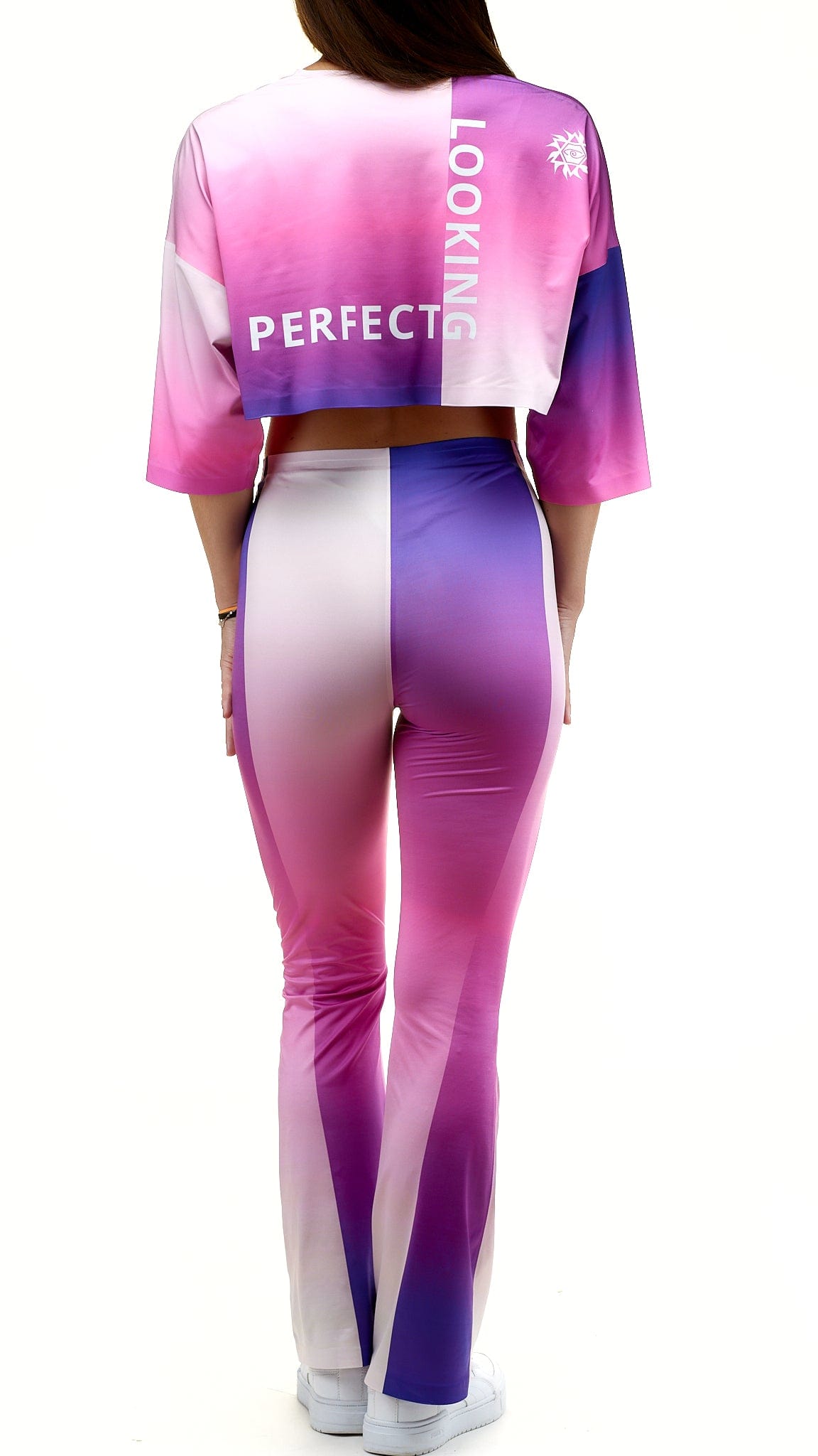 lookingperfect.fashion Cathedral / Sweatshirt CATHEDRAL - CROP TSHIRT & FLARED YOGA PANTS SET