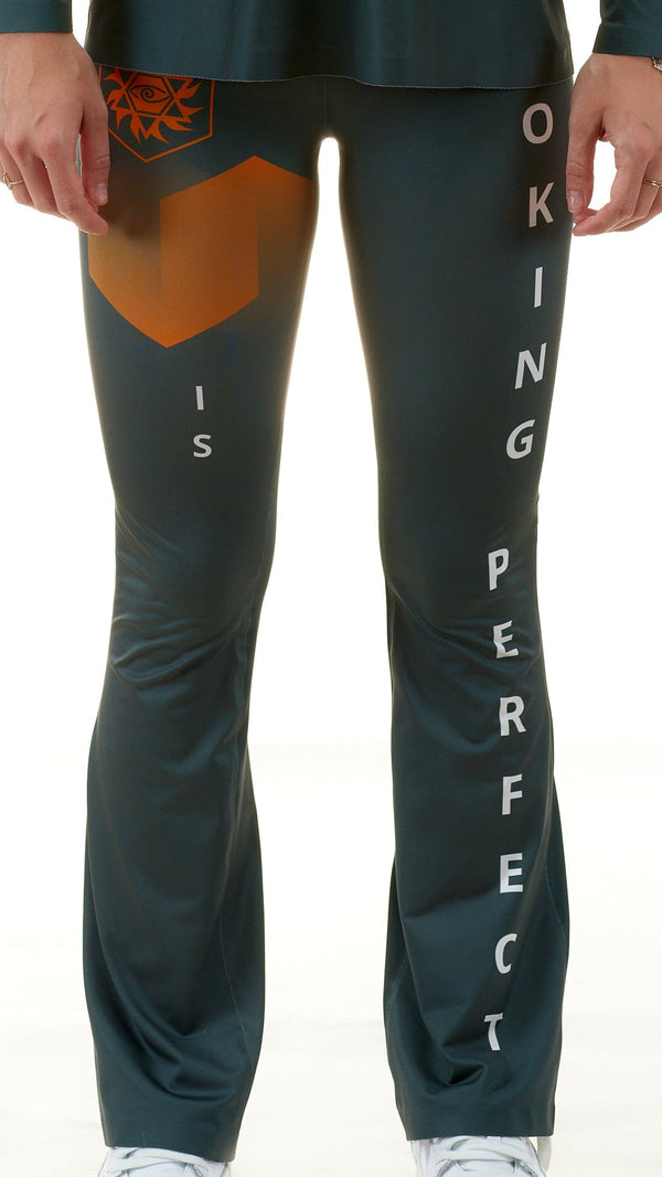lookingperfect.fashion Imperfect / Leggings / Void HIGH WAIST FLARED YOGA PANTS - VOID 2435