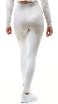 lookingperfect.fashion White Line / Leggings HIGH WAIST LEGGINGS - WHITE LINE