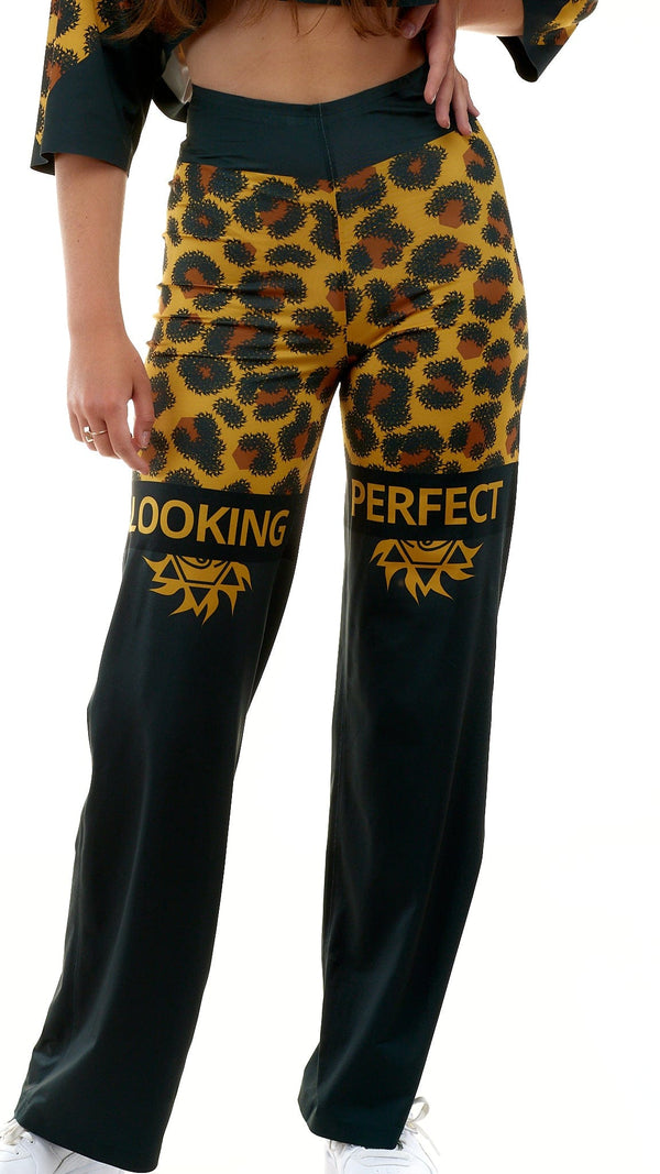 lookingperfect.fashion How About / Pants / Beast HIGH WAIST WIDE LEG PANTS - BEAST 4556