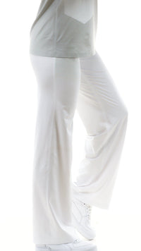 lookingperfect.fashion Crystal / Pants HIGH WAIST WIDE LEG PANTS - CRYSTAL