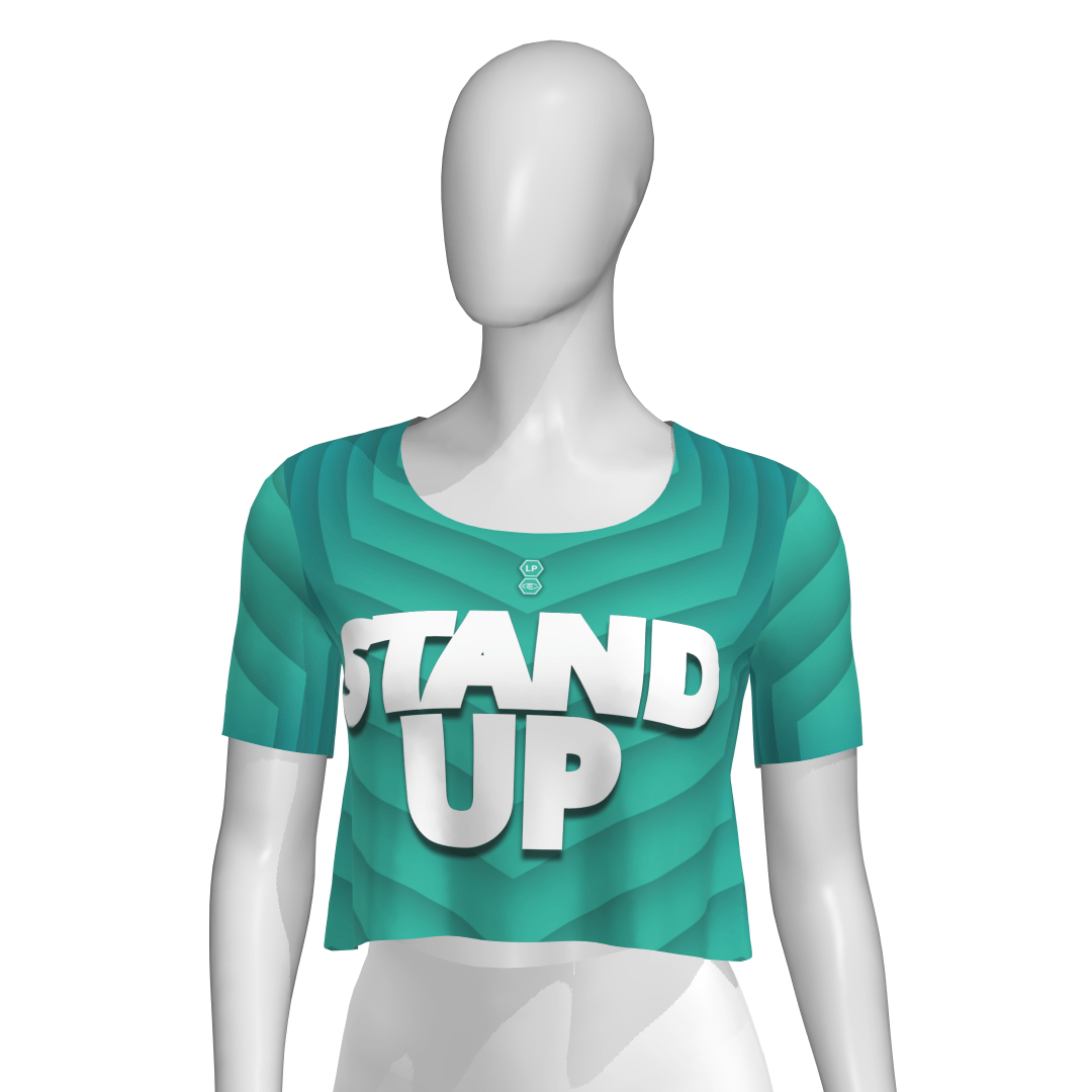 lookingperfect.fashion Stand Up / T-shirt / Warrior LOOSE CROP TSHIRT (SHORT SLEEVE) - WARRIOR 899