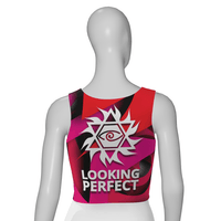 lookingperfect.fashion Why Not / Tanktops / Diva REGULAR FIT CROP TANKTOP - ROUGE 354