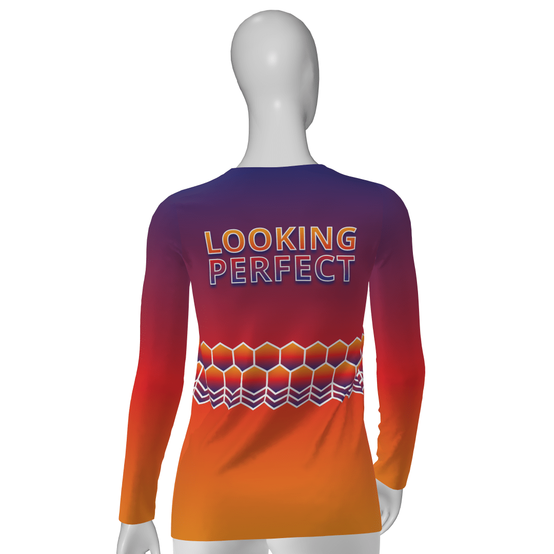 lookingperfect.fashion Happy To Be / T-shirt / Sunset REGULAR FIT TSHIRT (LONG SLEEVE) - SUNSET 364