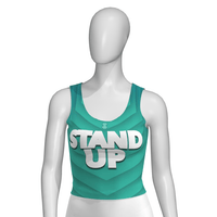 lookingperfect.fashion Stand Up / Tanktops / Warrior TIGHT CROP TANKTOP - WARRIOR 748